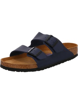 Birkenstock: Синие сабо 