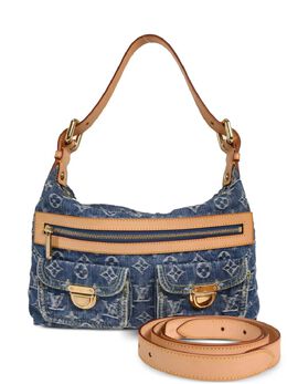 Louis Vuitton Pre-Owned: Голубая сумка 