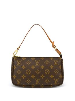 Louis Vuitton Pre-Owned: Коричневый клатч 