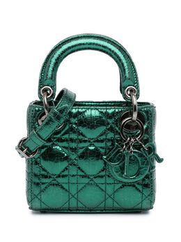 Christian Dior Pre-Owned: Зелёная сумка 