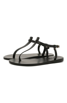 Ancient Greek Sandals: Чёрные сандалии  Lito