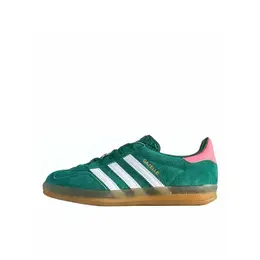 adidas: Зелёные кроссовки  Gazelle