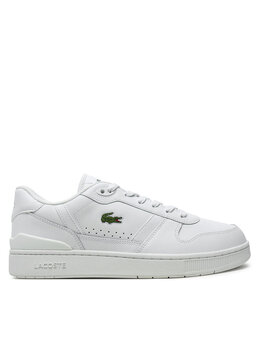 Lacoste: Белые кроссовки 