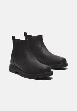 Timberland: Чёрные ботинки 