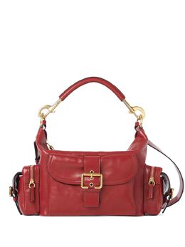 Chloé: Красная сумка-шоппер 
