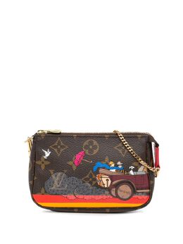 Louis Vuitton Pre-Owned: Коричневая сумка 