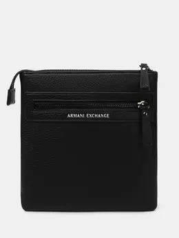 Armani Exchange: Чёрная сумка 