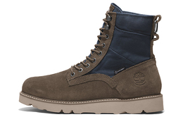 Timberland: Зелёные ботинки 