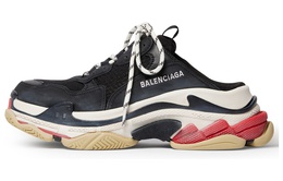 Balenciaga: Чёрные шлёпанцы 