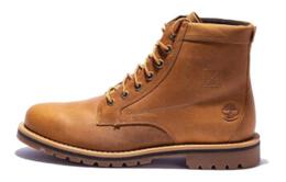 Timberland: Жёлтые ботинки 