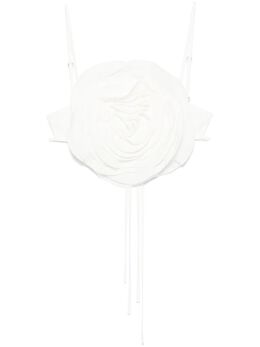 Blumarine: Топ с растительным принтом 