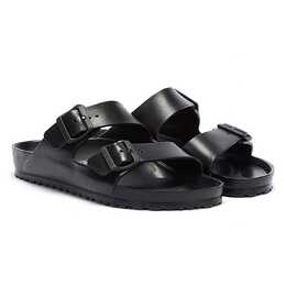 Birkenstock: Чёрные сандалии  Arizona Eva