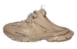 Balenciaga: Шлёпанцы  Track цвета хаки