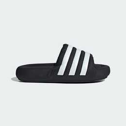 Adidas: Чёрные шлёпанцы  Adilette