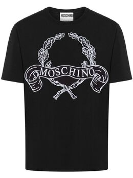 Moschino: Футболка с принтом 