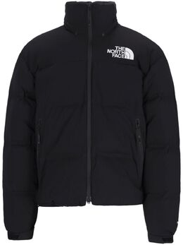 The North Face: Чёрная куртка  Nuptse