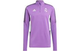 Adidas: Фиолетовая футболка  Madrid