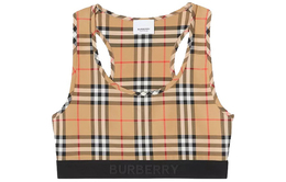 Burberry: Коричневый топ 