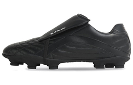 Balenciaga: Чёрные кеды  Soccer