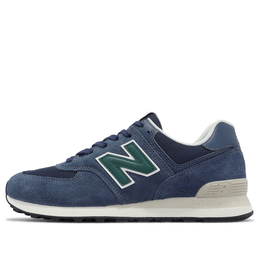 New Balance: Синие кроссовки  574