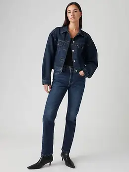 Levi's: Тёмные джинсы  501