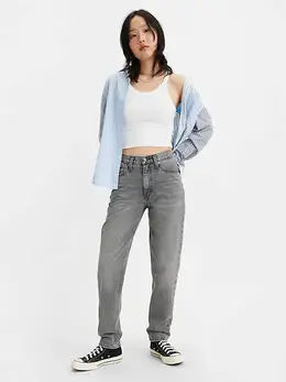 Levi's: Серые джинсы 
