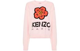 Kenzo: Розовый свитер 