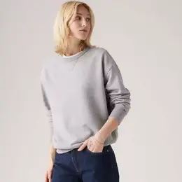 Levi's: Серый свитшот 