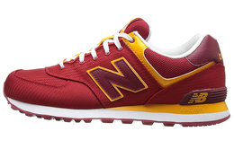 New Balance: Красные кроссовки  574