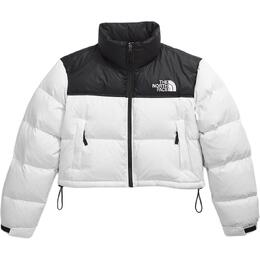 The North Face: Белая куртка  Nuptse