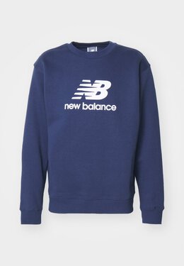 New Balance: Синяя толстовка 