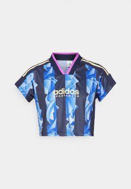 Adidas: Синяя футболка  Stripes