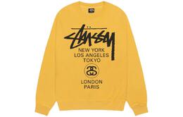 Stussy: Жёлтый свитшот 