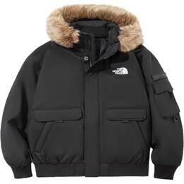 The North Face: Чёрный пуховик 