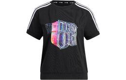 Adidas: Чёрная футболка 