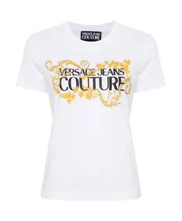 Versace Jeans Couture: Белая футболка 