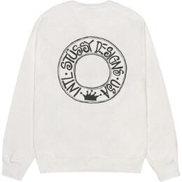 Stussy: Свитшот цвета хаки 