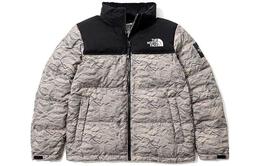 The North Face: Бежевая куртка 