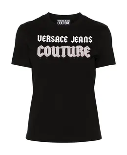 Versace Jeans Couture: Чёрная футболка 