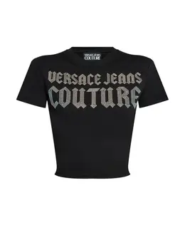 Versace Jeans Couture: Чёрная футболка 