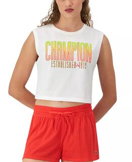 Champion: Белая футболка 