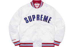 Supreme: Голубая куртка  Mitchell Ness