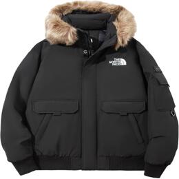 The North Face: Чёрный пуховик 