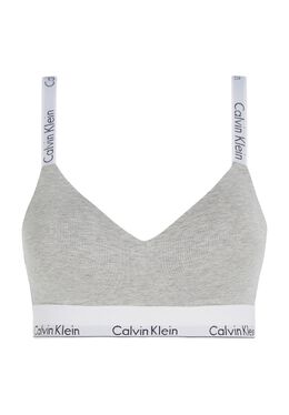 Calvin Klein: Серый бюстгальтер 