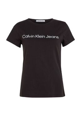 Calvin Klein Jeans: Чёрная футболка 