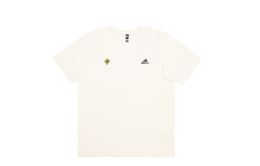 Adidas: Белая футболка 