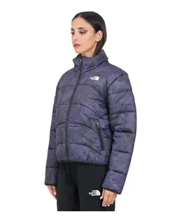 The North Face: Фиолетовый пуховик 