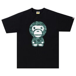 A BATHING APE: Чёрная футболка 