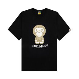 A BATHING APE: Чёрная футболка 