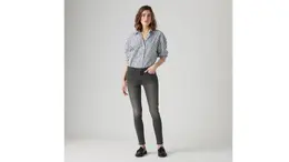 Levi's: Чёрные джинсы  711